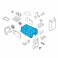 OEM 2015 Lincoln Navigator Console Diagram - FL7Z-78044B90-AA