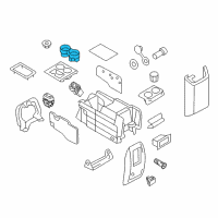 OEM 2015 Lincoln Navigator Cup Holder Diagram - FL1Z-7813562-AA