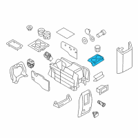 OEM 2015 Lincoln Navigator Console Panel Diagram - GL7Z-7804567-AA