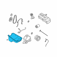 OEM 1997 Ford Mustang Oil Pan Diagram - 3R3Z-6675-DA