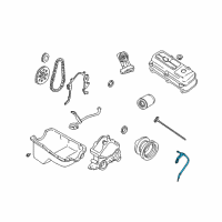 OEM Ford Mustang Oil Tube Diagram - 1R3Z-6754-AA