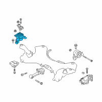 OEM Hyundai Santa Fe Sport Engine Mounting Bracket Assembly Diagram - 21810-4Z000