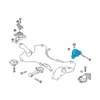 OEM Hyundai Transaxle Mounting Bracket Assembly Diagram - 21830-2W000