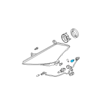 OEM 2005 Nissan Murano Bulb Diagram - 26261-89961