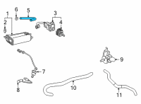 OEM Lexus NX250 Vacuum Hose Diagram - 7724942100