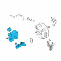 OEM 2012 Kia Optima Cylinder Assembly-Brake Diagram - 585102T280
