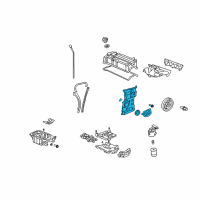 OEM Acura RDX Case Assembly, Chain Diagram - 11410-RWC-A01