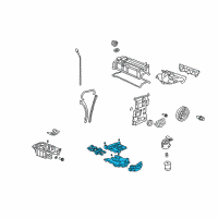 OEM 2008 Acura RDX Pump Assembly, Oil Diagram - 15100-RWC-A03