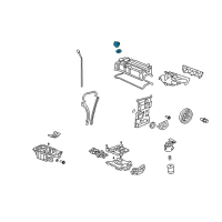 OEM 2008 Acura RDX Cap Assembly, Oil Filler Diagram - 15610-RWC-A00