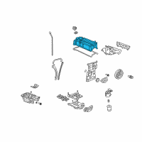 OEM Acura Cover, Cylinder Head Diagram - 12310-RWC-A00