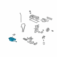 OEM 2007 Acura RDX Pan, Oil Diagram - 11200-RWC-A00