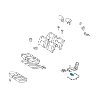 OEM 2011 Lexus LS600h Switch Assy, Curtain Diagram - 84940-50020