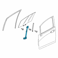 OEM 2019 Honda Fit Regulator Assembly, Right Front Door Power Diagram - 72210-T5R-A01