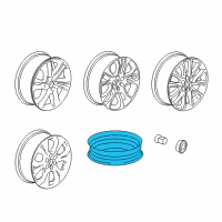 OEM 2022 Buick Enclave Wheel, Alloy Diagram - 84353723