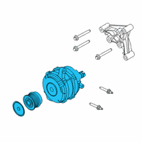 OEM 2020 Ford Explorer Alternator Diagram - L1MZ-10346-C