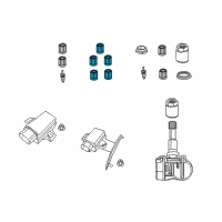 OEM 2012 Chrysler 200 Cap Kit-Valve Stem Diagram - 68024258AA