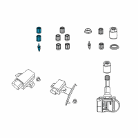 OEM 2013 Chrysler 200 Valve Cor-Valve Stem Diagram - 68001744AB