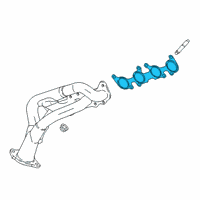 OEM 2015 Ford Mustang Manifold Gasket Diagram - GR3Z-9448-C