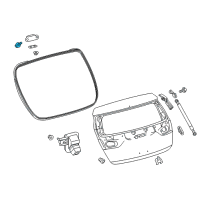 OEM 2020 Toyota Prius Hinge Bolt Diagram - 91551-10816