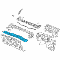 OEM 2017 Honda Civic Dashboard (Upper) Diagram - 61100-TGG-A00ZZ