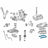 OEM Toyota FJ Cruiser Manifold Gasket Diagram - 17177-31051