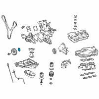 OEM Toyota 4Runner Front Cover Seal Diagram - 90311-42048
