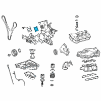 OEM 2010 Lexus GS450h Gasket, Timing Gear Or Chain Cover Diagram - 11328-31030