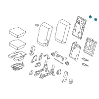 OEM 2016 Nissan Titan XD Insert Cup Holder Diagram - 96975-4RA0A