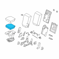 OEM 2021 Nissan Titan XD Pad Assy-Cushion, Front Seat Enter Diagram - 87761-EZ00A