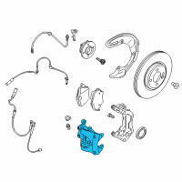 OEM 2019 BMW X1 Brake Caliper Left Diagram - 34-11-6-860-267