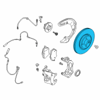 OEM BMW 228i xDrive Gran Coupe BRAKE DISC, LIGHTWEIGHT, VEN Diagram - 34-10-6-884-002