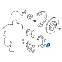 OEM 2017 BMW X1 Repair Set Brake Caliper Diagram - 34-10-6-867-316