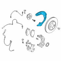 OEM BMW X2 PROTECTION PLATE LEFT Diagram - 34-10-6-877-547