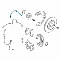 OEM 2016 BMW X1 BRAKE HOSE FRONT Diagram - 34-30-6-894-453