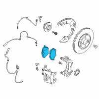 OEM 2020 BMW 228i xDrive Gran Coupe REPAIR KIT, BRAKE PADS ASBES Diagram - 34-10-6-898-307