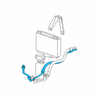 OEM 1998 Chevrolet K1500 Inlet Hose Diagram - 15112871