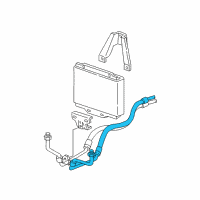 OEM 1998 Chevrolet K1500 Outlet Hose Diagram - 15112870