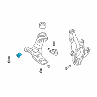 OEM 2017 Kia Sportage Bush-Front Lower Arm"A" Diagram - 54551C5000