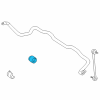 OEM BMW 740iL Stabilizer Rubber Mounting Diagram - 31-35-1-091-555