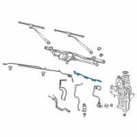 OEM 2018 Jeep Wrangler Hose-Windshield Washer Diagram - 68365060AA