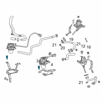 OEM Air Pump Insulator Diagram - 17618-0F010