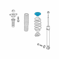 OEM 2019 Honda Civic Rubber, Spring MT (Upper) Diagram - 52402-TBF-A01