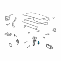 OEM 2008 Lincoln Town Car Motor & Drive Diagram - 6W1Z-14B529-A