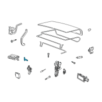 OEM Mercury Release Handle Diagram - 4W1Z-5446318-AA