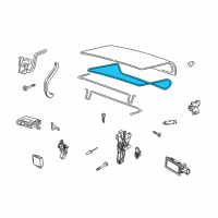OEM 2004 Lincoln Town Car Weatherstrip Diagram - 3W1Z-5443720-AA