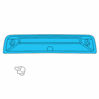 OEM 2019 Ram 3500 CENTER HIGH MOUNTED STOP Diagram - 68523968AA