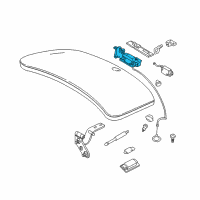 OEM BMW Z8 Trunk Lid Lock Diagram - 51-21-7-209-172