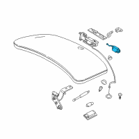 OEM BMW 528i Trunk Lock Actuator Diagram - 67-11-8-368-196