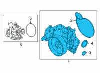 OEM 2020 BMW X5 Water Pump Diagram - 11-51-8-074-234