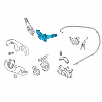 OEM 2013 Hyundai Accent Switch Assembly-Lighting & Turn Signal Diagram - 93410-1R010